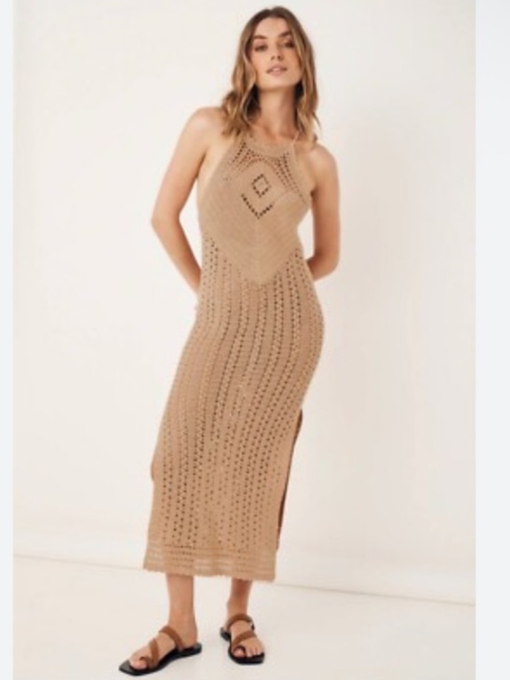 Spell & the Gypsy Mirage Midi Dress in Walnut Size XS NWT - Picture 3 of 16